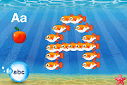 Learn your ABCs, numbers, and shapes while playing with fish and listening . (fish school app)