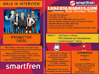 Walk In Interview di Smartfren Sidoarjo dan Pasuruan Oktober 2019