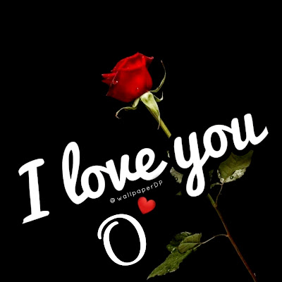 Complete alphabets dpz I love you with rose flower for whatsapp n Facebook