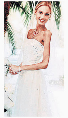 anorexia, anorexic, bride, Laura Wilson