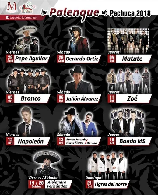 Comprar boletos Para el Palenque Feria de Pachuca 2018 baratos en preventa primera fila no agotados