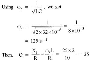 Solutions Class 12 Physics Chapter-7 (Alternating Current)