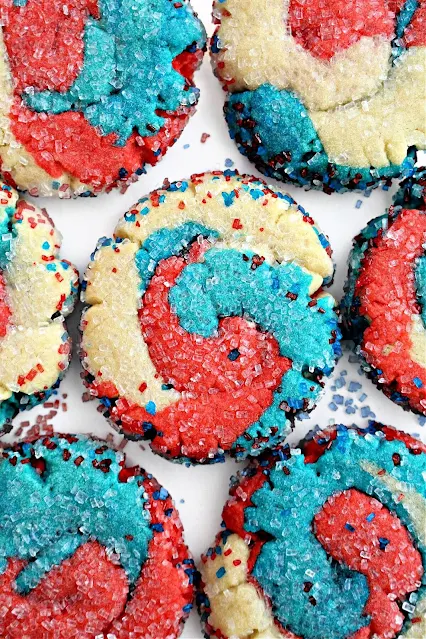 firework sugar cookies