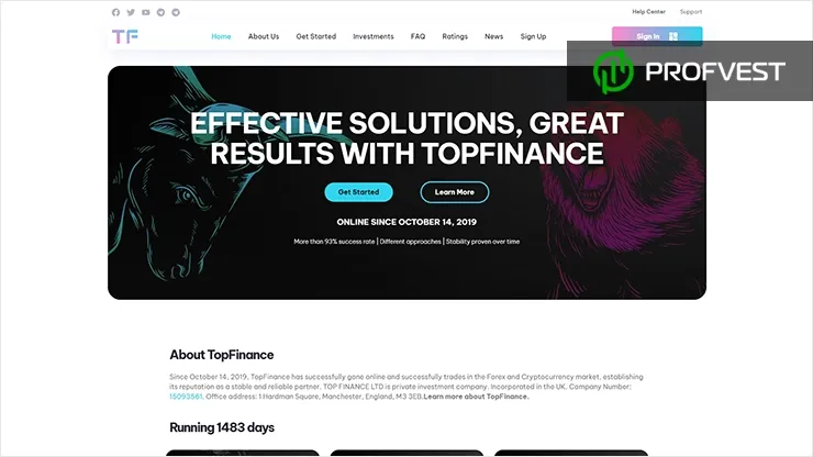 TopFinance обзор и отзывы проекта