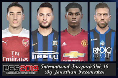 PES 2019 Facepack International vol 16 by Jonathan Facemaker