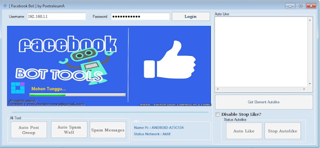 Bot Facebook | Bom Like, Spam Messages, Spam Wall & Auto Post Group