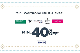 Min 40% off