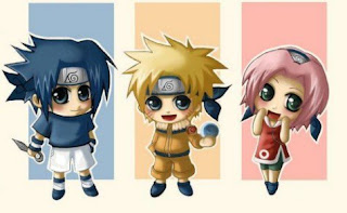 cute funny naruto sasuke sakura anime