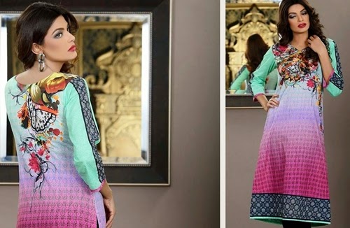 Five Star Vogue Digital Embroidered Eid Collection 2014