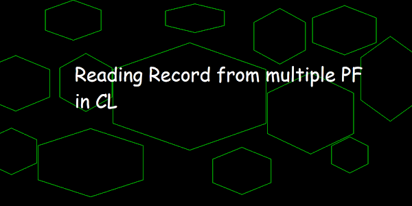 Reading Record from multiple PF in CL