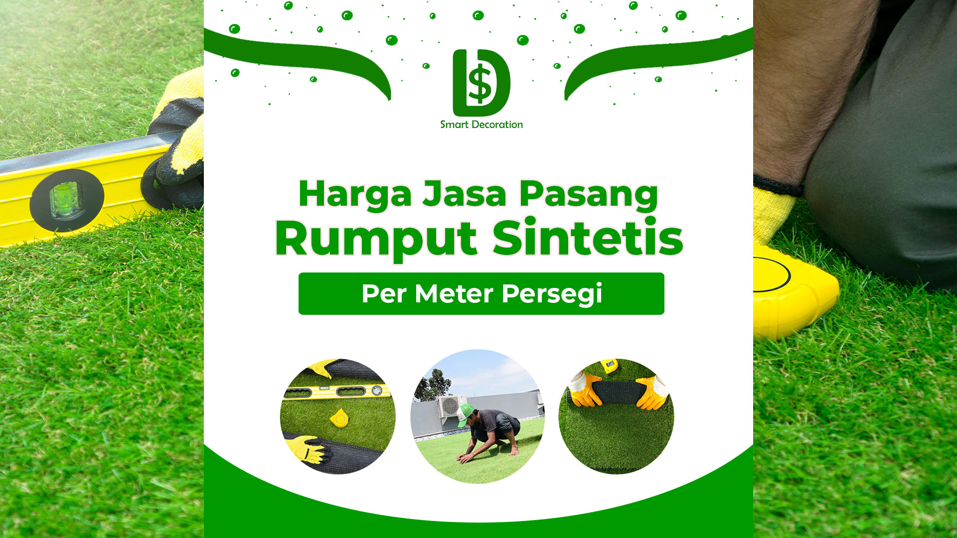 Harga Jasa Pasang Rumput Sintetis per Meter Persegi