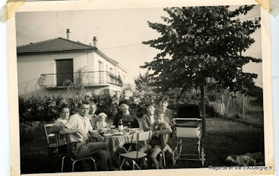 photo vintage, dimanche à la campagne en famille