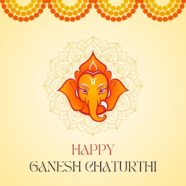 Ganesh Chaturthi Banner Background