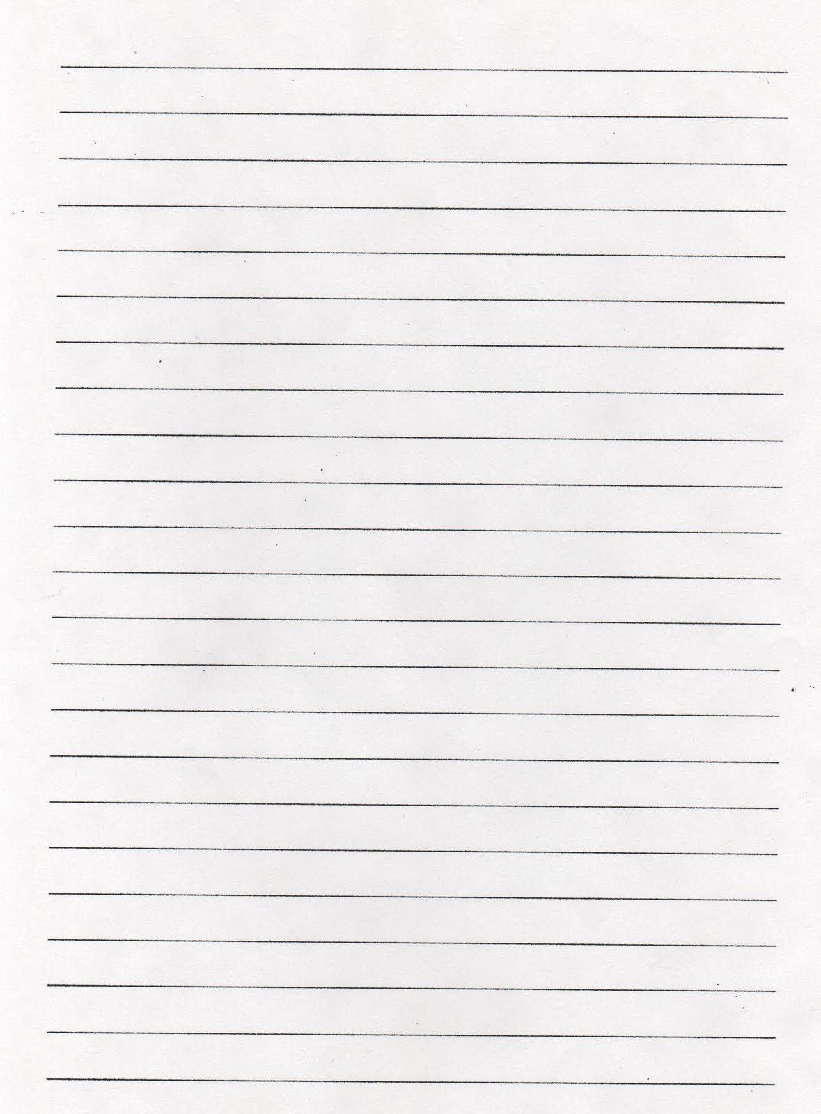 elementary school lined paper