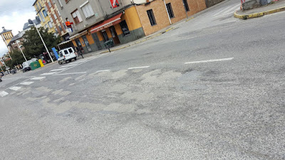 Ciudadanos reclama el arreglo de la Avenida de Galicia en Ponferrada (León)
