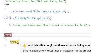 C# : Exception Handing , Inner Exception , Exception Handling Abuse : Part 16