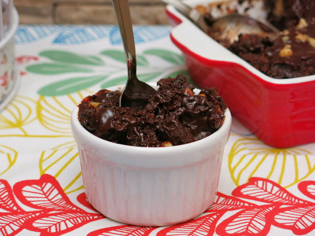 PUDIN DE PAN CON CHOCOLATE Y NUECES