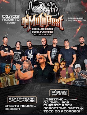 Delmiro Gouveia se prepara para sediar a 4ª edição do MotoFest com shows e muita adrenalina