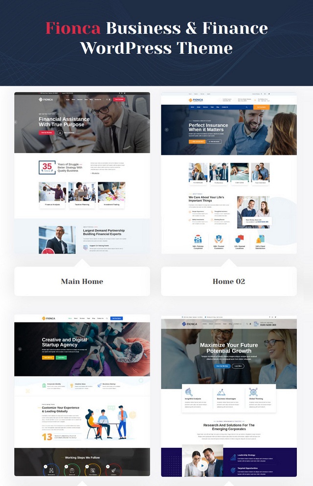 Business & Finance WordPress Template