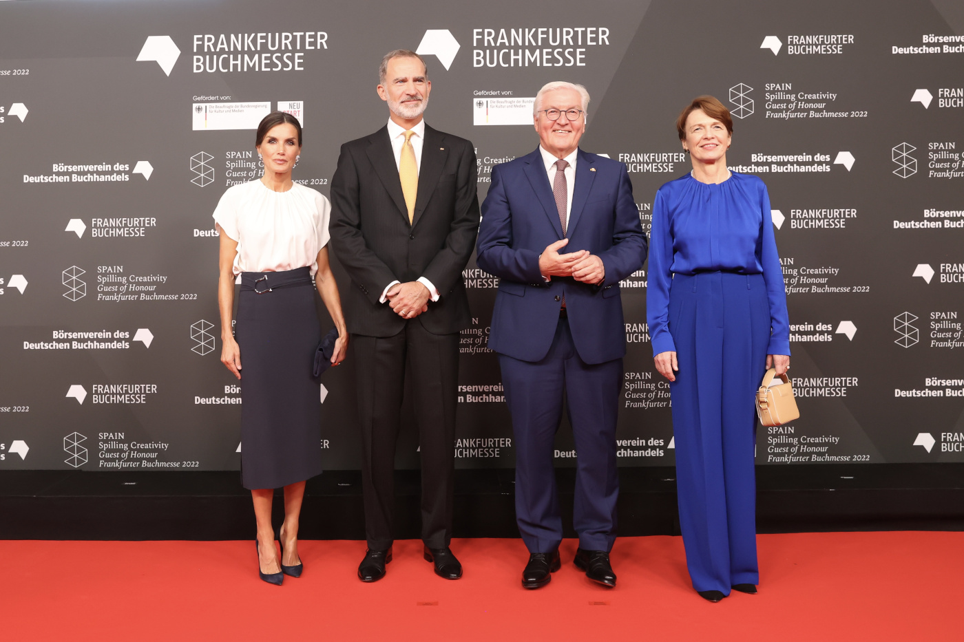 King Felipe and Queen Letizia of Spain arrived in Frankfurt, Germany after spending two days of State Visit in Berlin