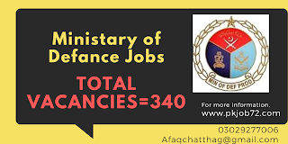 Ministry of Defence Latest Jobs 2022
