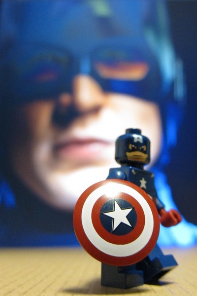 Captain America Avengers Minifig Lego