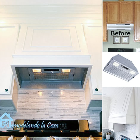 kitchen makeover - getting rid of a recirculating for a vent out hood