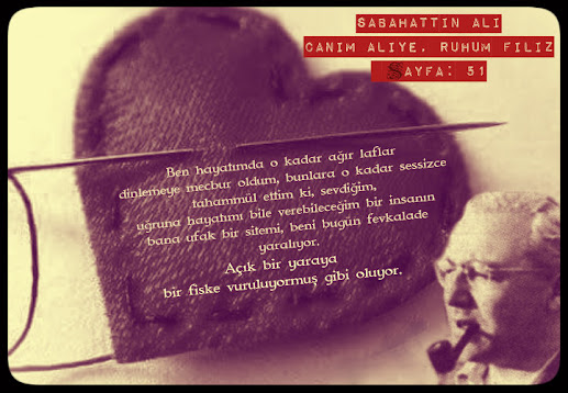 #SabahattinAli#CanımAliyeRuhumFiliz