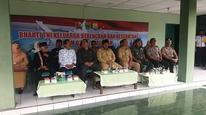 Wabup Suhatri Bur Apresiasi Kodim 0308, Pada  Program Pengendalian Laju Pertumbuhan Penduduk