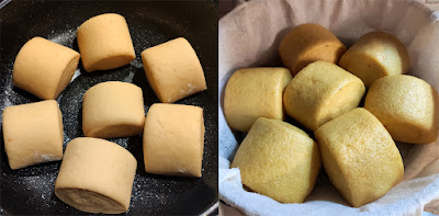 Natural Yeast - Orange sweet potato steam bun 天然酵母 - 橙薯馒头
