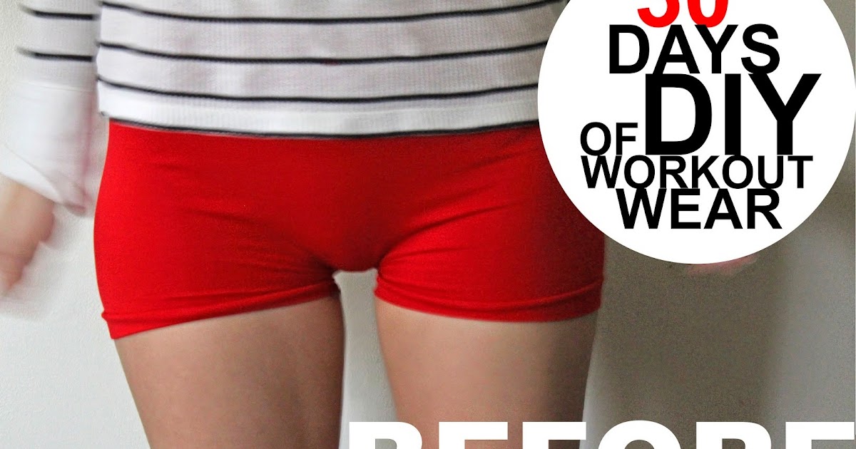 Grosgrain: 30 Days of Workout Wear: Day 9 Shortie Shorts Ride Up Remedy