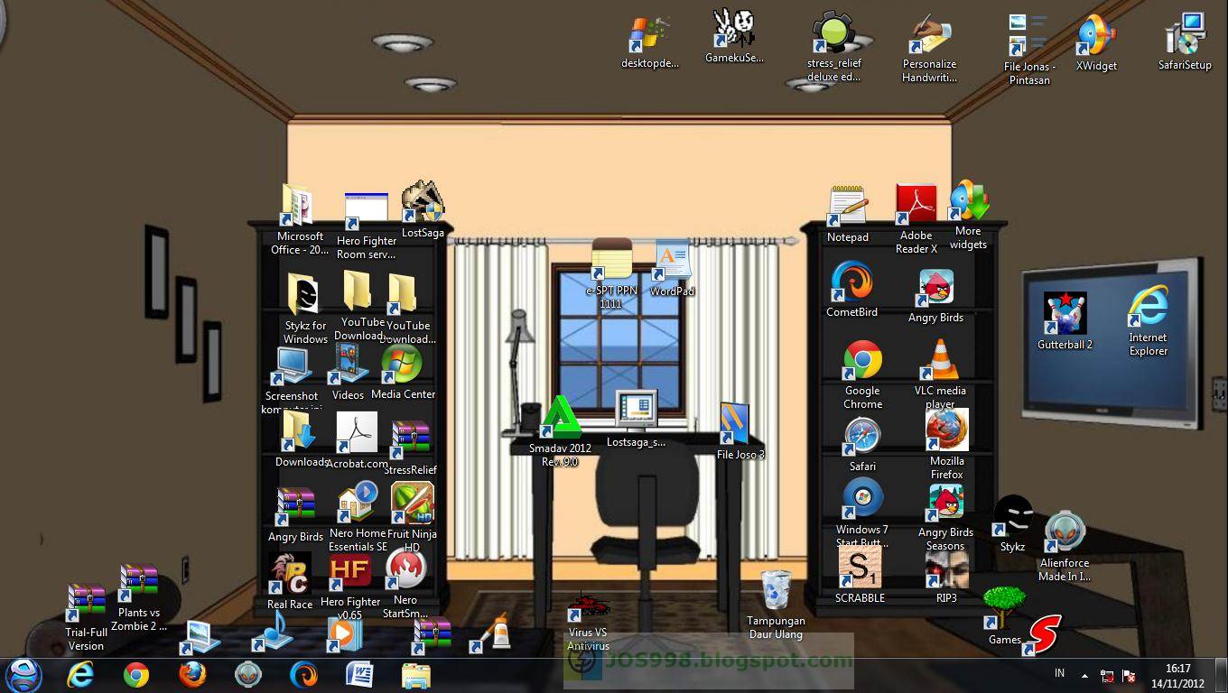 3D wallpaper unik Atur desktop komputer anda menjadi 3d 