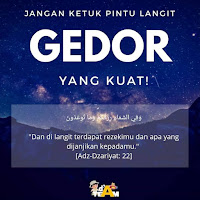 Jangan Ketuk Pintu Langit, Gedor Yang Kuat! - Kajian Rezeki