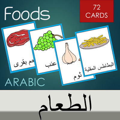 Teach Arabic food words