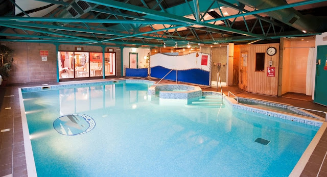 indoor hotel pool 