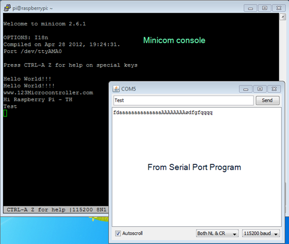 minicom program