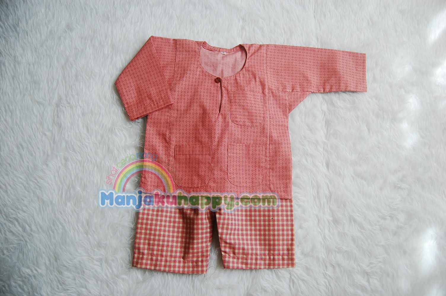 Manjakuhappy Sihat ceria riang bergaya Baju  Melayu  Baby  