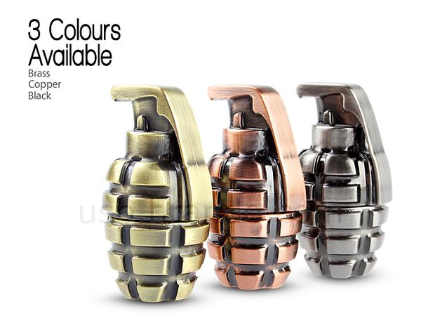 The Metallic Grenade Styled USB Flash Drive