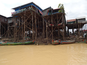 kampong phluk floating village tonle sap siem reap cambodia
