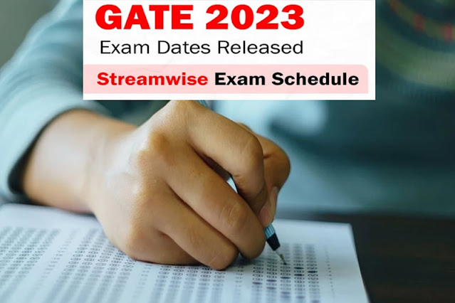 GATE exam 2023 schedule released