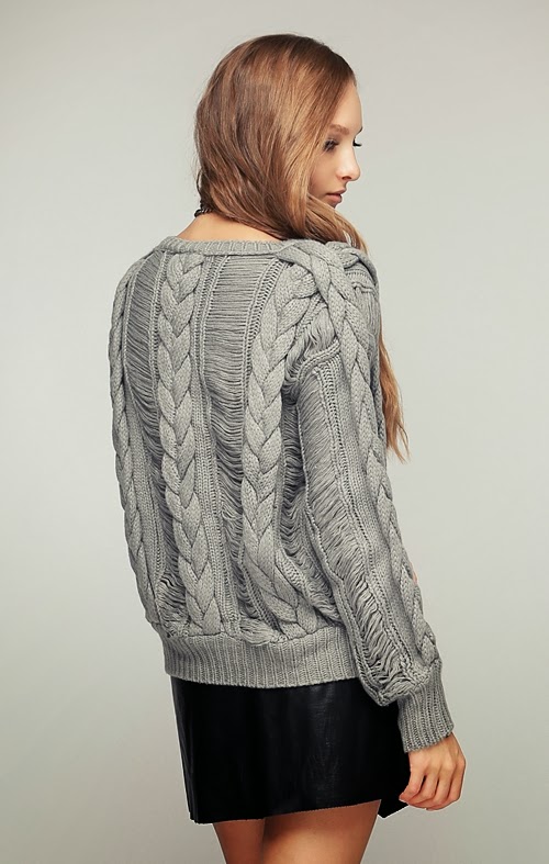 Chunky Twiddle Knit Sweater