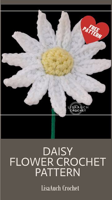 daisy crochet pattern Crochet daisy Flower Pattern FREE