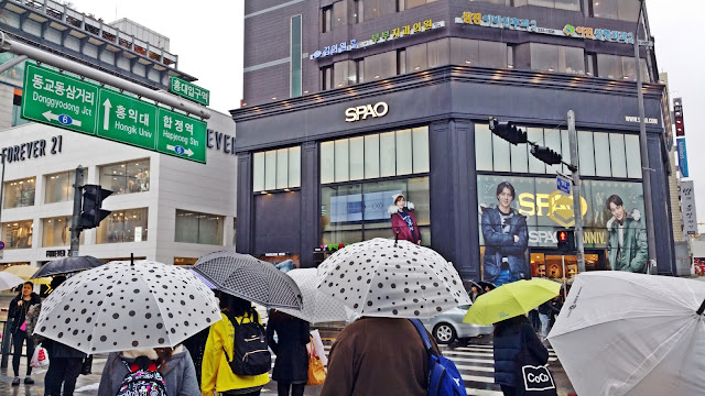 SPAO store at Hongdae | www.meheartseoul.blogspot.com