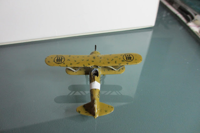 1/144 Fiat Cr.42 diecast metal aircraft miniature