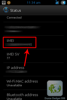 Kode IMEI pada Android