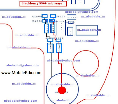 Blackberry 9900 Mic Track Ways Jumper Solution