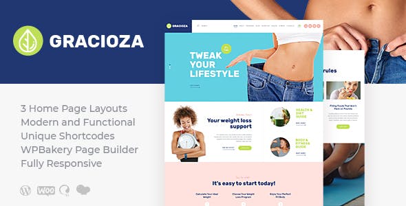 Gracioza v1.0.2 - Weight Loss Company & Healthy Blog