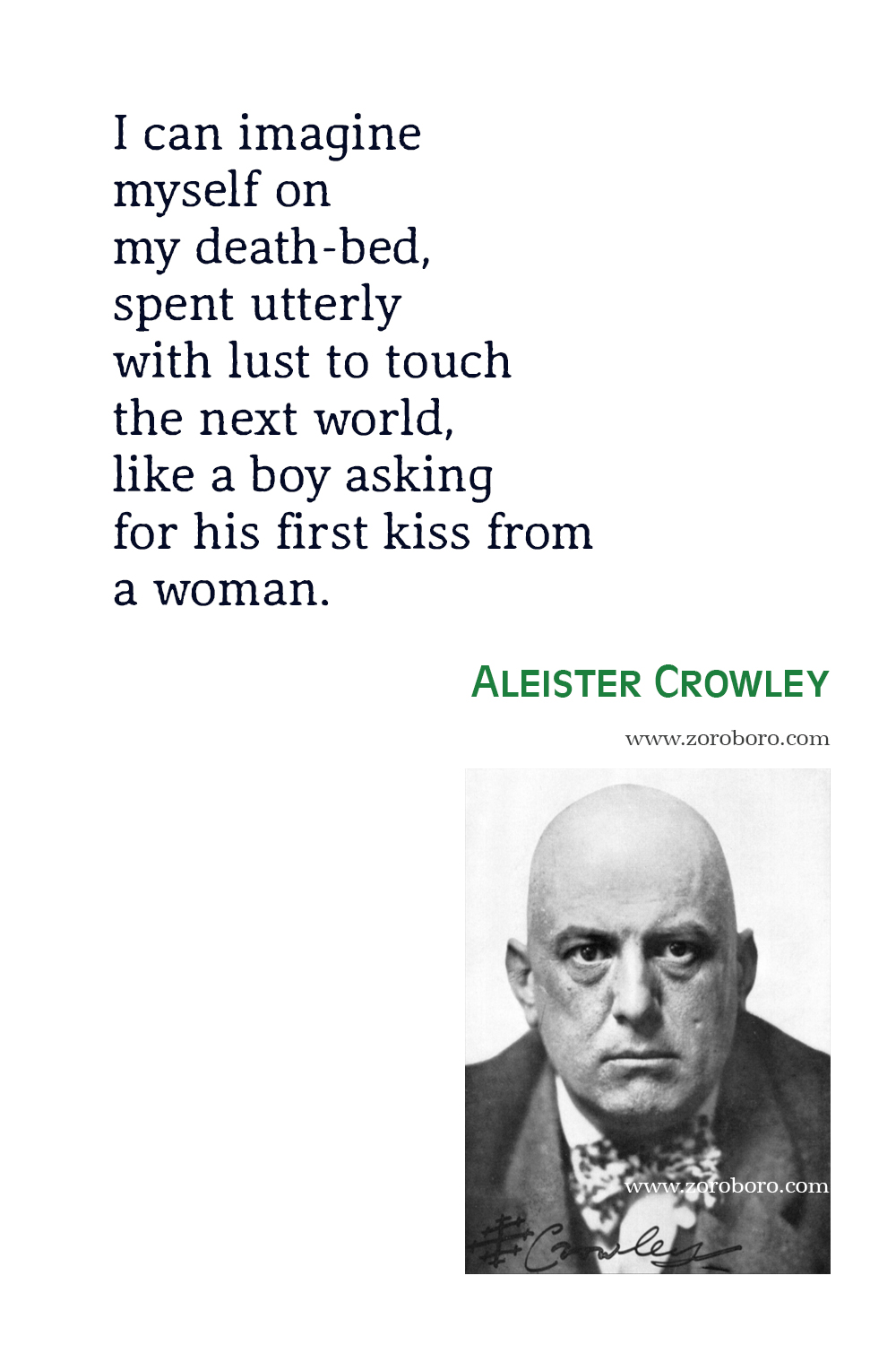 Aleister Crowley Quotes, Aleister Crowley Poet, Aleister Crowley Poetry, Aleister Crowley Poems, Aleister Crowley Books Quotes, Aleister Crowley Writings. Diary of a Drug Fiend, The Book of the Law, The Book of Lies & Moonchild (novel).