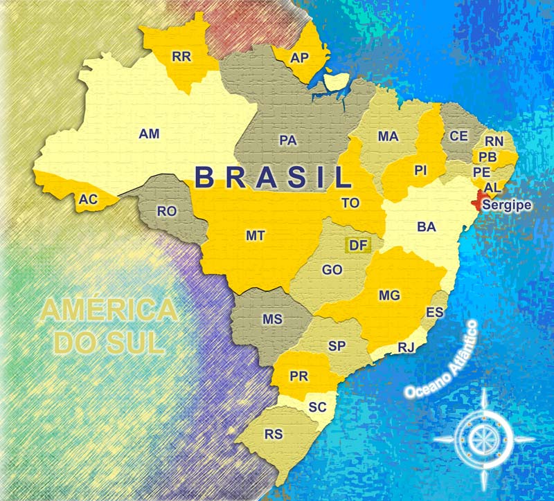 mapa do brasil. mapa do rasil estados. pelo