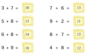 Solutions Class 1 गणित का जादू Chapter-5 (दस से बीस तक की संख्यायेँ)